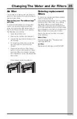 Preview for 35 page of Electrolux ICON E23BC69SPS3 Use And Care Manual