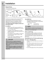 Preview for 6 page of Electrolux Icon E23BC78IPSC Use & Care Manual