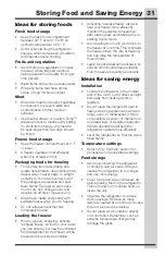 Preview for 31 page of Electrolux ICON E23BC79SPS1 Use And Care Manual