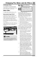 Preview for 33 page of Electrolux ICON E23BC79SPS1 Use And Care Manual