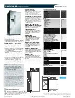 Preview for 2 page of Electrolux ICON E23CS78ESS Specifications