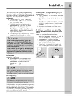 Preview for 5 page of Electrolux Icon E23CS78HPS6 Use & Care Manual