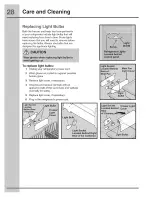 Preview for 28 page of Electrolux Icon E23CS78HPS6 Use & Care Manual