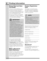 Preview for 2 page of Electrolux ICON E24RD50QS User And Care Manual