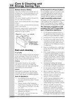 Preview for 14 page of Electrolux ICON E24RD50QS User And Care Manual