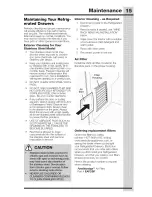 Preview for 15 page of Electrolux ICON E24RD50QS User And Care Manual