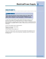 Preview for 9 page of Electrolux ICON E30DD75ESS Installation Instructions Manual