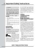 Preview for 6 page of Electrolux Icon E30MH65GSS User And Care Manual