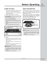 Preview for 11 page of Electrolux Icon E30MH65GSS User And Care Manual