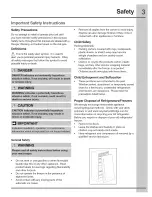 Preview for 3 page of Electrolux ICON E32AF75JPS0 Use & Care Manual