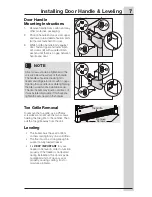 Preview for 7 page of Electrolux ICON E32AF85PQS Use & Care Manual