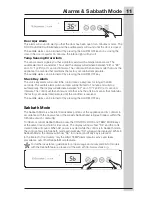 Preview for 11 page of Electrolux ICON E32AF85PQS Use & Care Manual