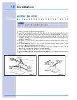 Preview for 18 page of Electrolux Icon E36WC45FSS Use & Care Manual Installation Instructions