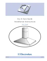 Electrolux ICON E40PV100FS Use & Care Manual Installation Instructions предпросмотр