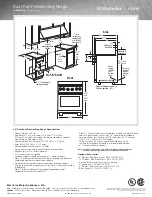 Preview for 2 page of Electrolux ICON Professional E30DF74GPS Specifications