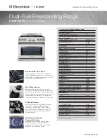 Electrolux ICON Professional E36DF76GPS Specifications preview