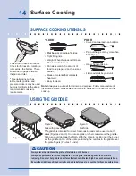 Предварительный просмотр 14 страницы Electrolux ICON Professional E36DF76GPS Use & Care Manual