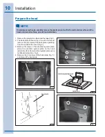 Предварительный просмотр 10 страницы Electrolux ICON RH36WCT6GS Use & Care Manual Installation Instructions