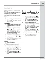 Preview for 15 page of Electrolux ICON RH42PC60GS Installation, Use & Care Manual