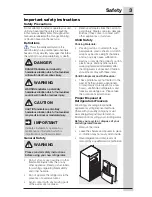 Preview for 3 page of Electrolux ICON Use And Care Manual