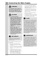 Preview for 12 page of Electrolux ICON Use And Care Manual