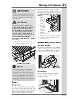 Preview for 21 page of Electrolux ICON Use And Care Manual