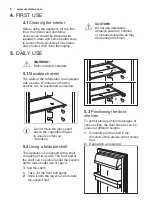 Предварительный просмотр 8 страницы Electrolux IK10 7000L User Manual