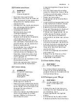 Preview for 5 page of Electrolux IK159S User Manual