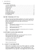 Preview for 2 page of Electrolux IK283S User Manual