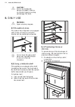 Preview for 10 page of Electrolux IK283S User Manual