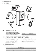 Предварительный просмотр 22 страницы Electrolux IK301BNL User Manual