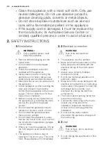 Preview for 60 page of Electrolux IK3026SR User Manual