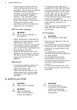 Preview for 6 page of Electrolux IK3035CZL User Manual