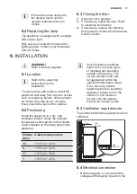 Preview for 17 page of Electrolux IK303BN User Manual