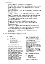 Preview for 4 page of Electrolux IK327SA User Manual