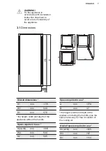 Preview for 7 page of Electrolux IK327SAL User Manual