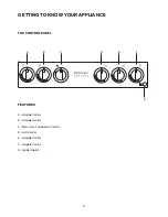 Предварительный просмотр 5 страницы Electrolux Insight EKG5542 Product Manual