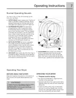 Предварительный просмотр 7 страницы Electrolux IQ-Touch EIED50LIW0 Use & Care Manual