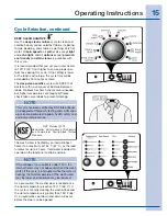 Предварительный просмотр 15 страницы Electrolux IQ-Touch Use & Care Manual