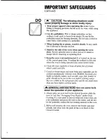 Preview for 4 page of Electrolux KB969L Owner'S Manual