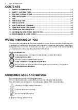 Preview for 2 page of Electrolux KBW5T User Manual