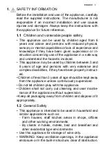 Preview for 3 page of Electrolux KBW5T User Manual