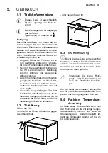 Preview for 37 page of Electrolux KBW5T User Manual