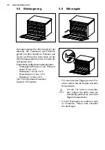 Preview for 38 page of Electrolux KBW5T User Manual