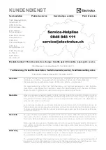 Preview for 58 page of Electrolux KBW5T User Manual