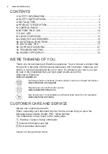 Preview for 2 page of Electrolux KCF4P61TX User Manual