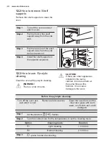 Preview for 28 page of Electrolux KCF4P61TX User Manual