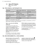 Preview for 52 page of Electrolux KEAD7200L User Manual