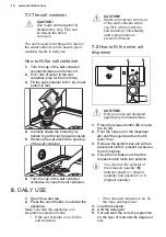 Предварительный просмотр 12 страницы Electrolux KEAF7100L User Manual