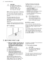 Preview for 14 page of Electrolux KECA7305L User Manual